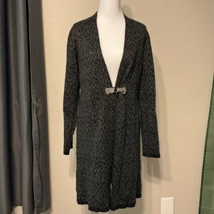 Calvin Klein Leopard-Print Cardigan